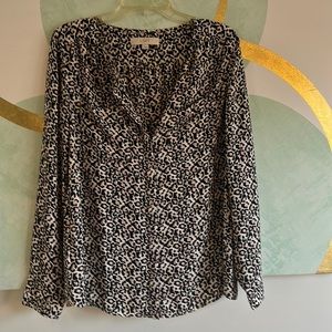 Leopard Print Loft Blouse